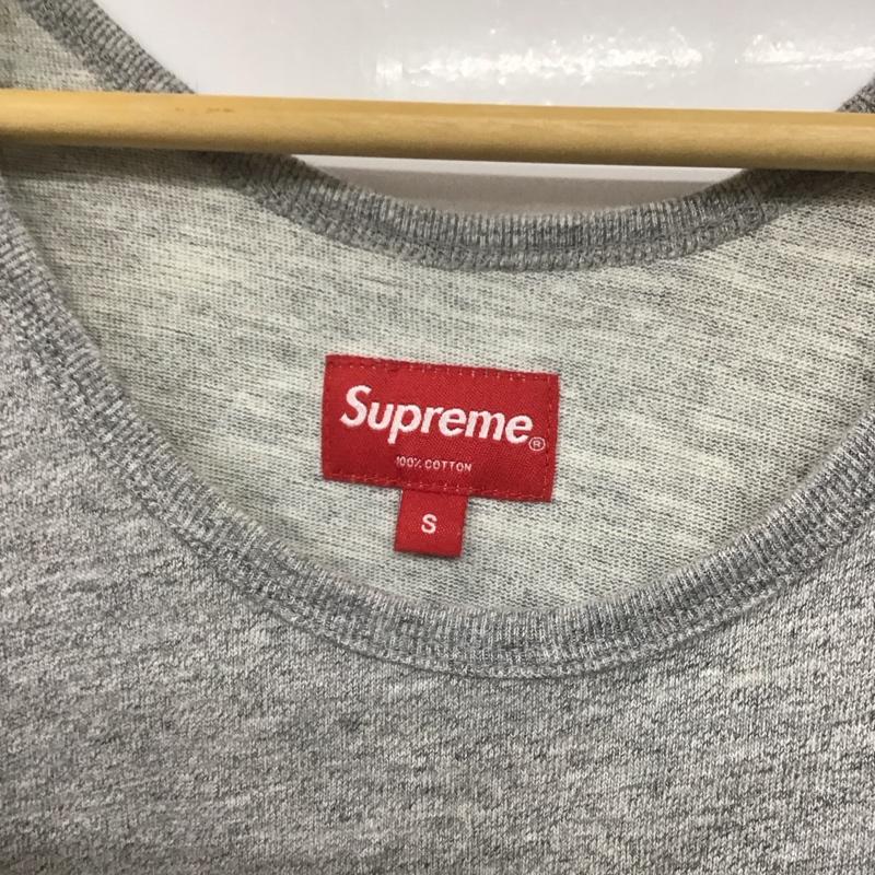 シュプリーム Supreme トップス トップス 15SS Small Box Tank Top タンクトップ S ロゴ、文字 灰 / グレー /  メンズ USED 古着 中古 10144030