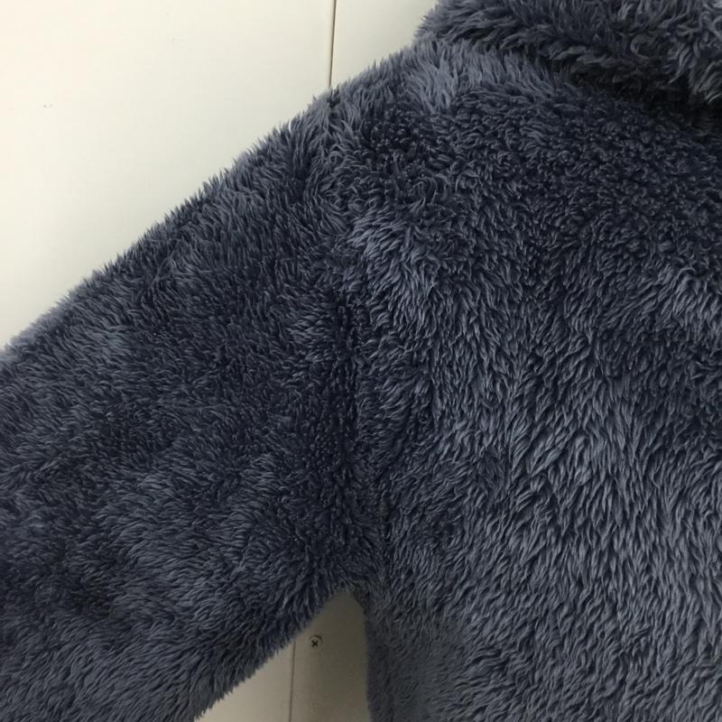 チャンピオン Champion ジャケット、上着 ジャンパー、ブルゾン c3-l615 ジップフードフリースジャケット ジップアップパーカー 長袖パーカー L ロゴ、文字 紺 / ネイビー /  メンズ USED 古着 中古 10109397