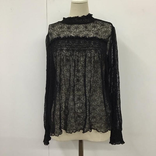 ダズリン dazzlin カットソー 長袖 FREE 無地 黒 / ブラック /  レディース USED 古着 中古 10121478