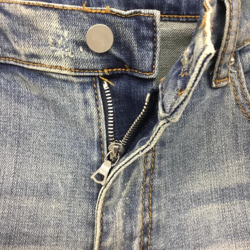 ミニマル mnml パンツ デニム、ジーンズ デニムパンツ スリムパンツ ストレッチパンツ ジーンズ 34 無地 インディゴ / インディゴ /  メンズ USED 古着 中古 10120477