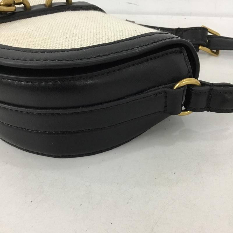 ザラ ZARA ショルダーバッグ ショルダーバッグ 6043 210 202 タグ付き 無地 黒 / ブラック / X アイボリー / アイボリー /  レディース USED 古着 中古 10147767