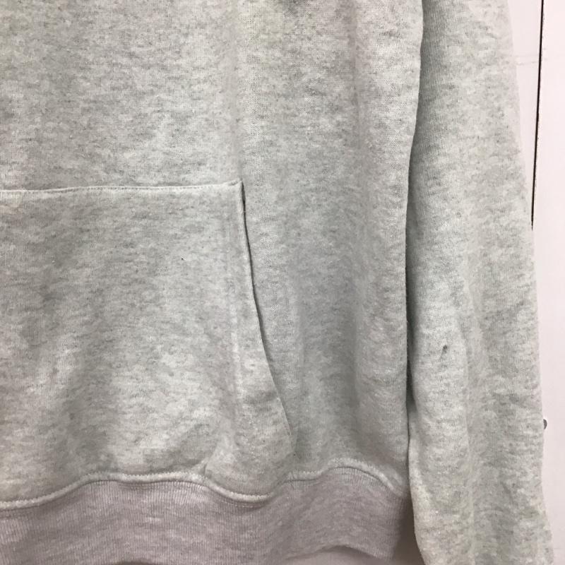 古着 USED パーカー 長袖 長袖パーカー プルオーバーパーカー スウェット L ロゴ、文字 灰 / グレー /  メンズ USED 古着 中古 10146036