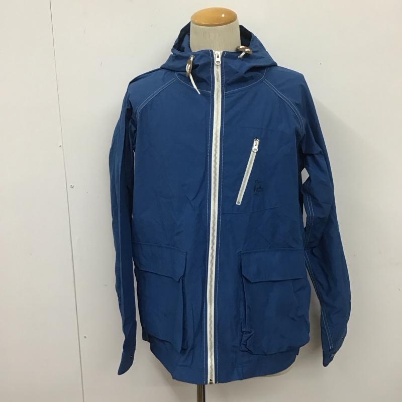 チャムス CHUMS ジャケット、上着 ジャケット、ブレザー CH04-1062 L ロゴ、文字 青 / ブルー /  メンズ USED 古着 中古 10108181