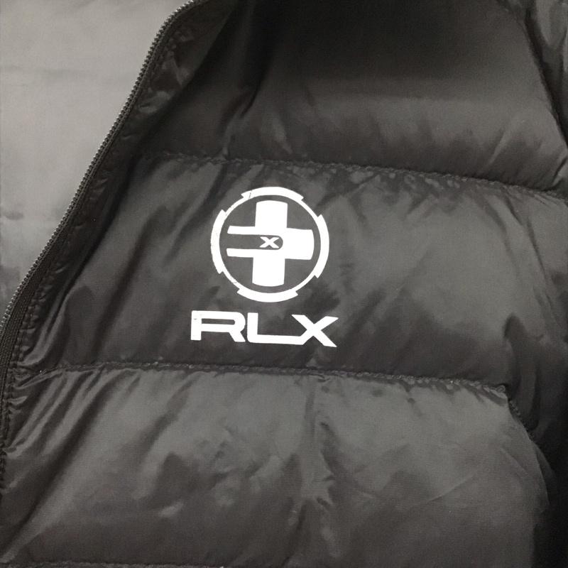 アールエルエックスラルフローレン RLXRALPHLAUREN ジャケット、上着 ジャケット、ブレザー ジップアップジャケット ダウンジャケット アウター ロゴ、文字 黒 / ブラック /  メンズ USED 古着 中古 10143854