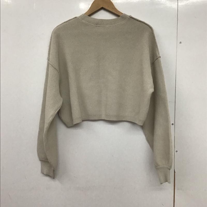 アルシーヴ archives ニット、セーター 長袖 M 無地 ベージュ / ベージュ /  レディース USED 古着 中古 10147836