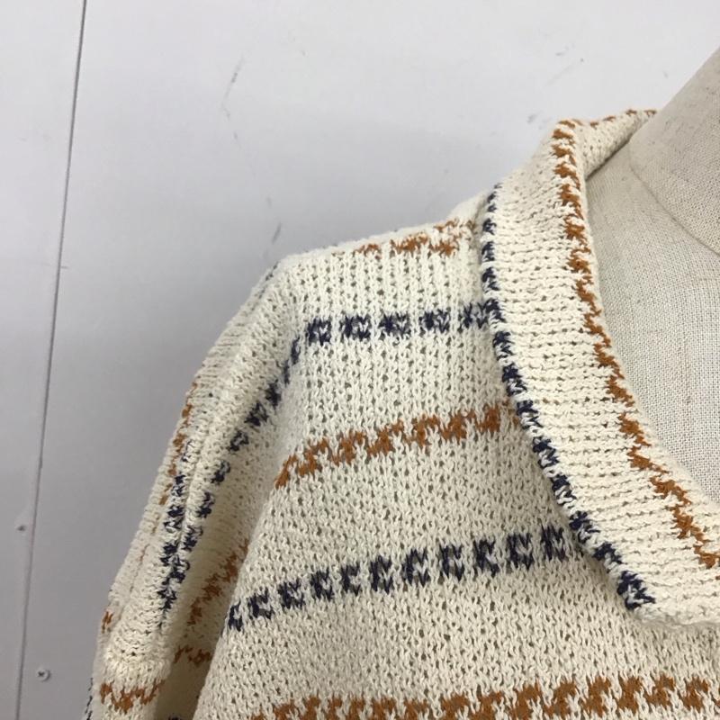 ザラ ZARA ポロシャツ 半袖 半袖ポロシャツ カラーシャツ 半袖カットソー M プリント マルチカラー / マルチカラー /  レディース USED 古着 中古 10115975