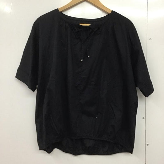 アンタイトル UNTITLED カットソー 半袖 2 無地 黒 / ブラック /  レディース USED 古着 中古 10144237