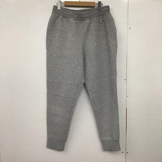 チャンピオン Champion パンツ ワークパンツ、ペインターパンツ c3-as201 スウェットパンツ ワイドパンツ L ロゴ、文字 灰 / グレー /  メンズ USED 古着 中古 10147259