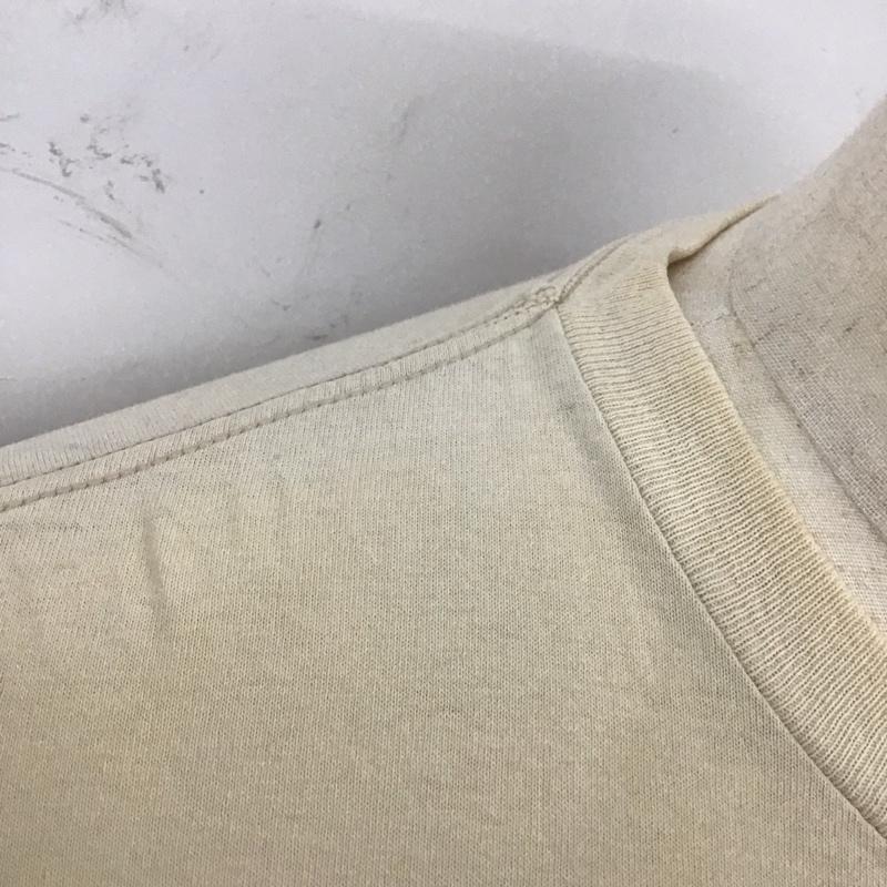 ステューシー STUSSY Tシャツ 半袖 クルーネック プリント M ロゴ、文字 ベージュ / ベージュ /  メンズ USED 古着 中古 10112161