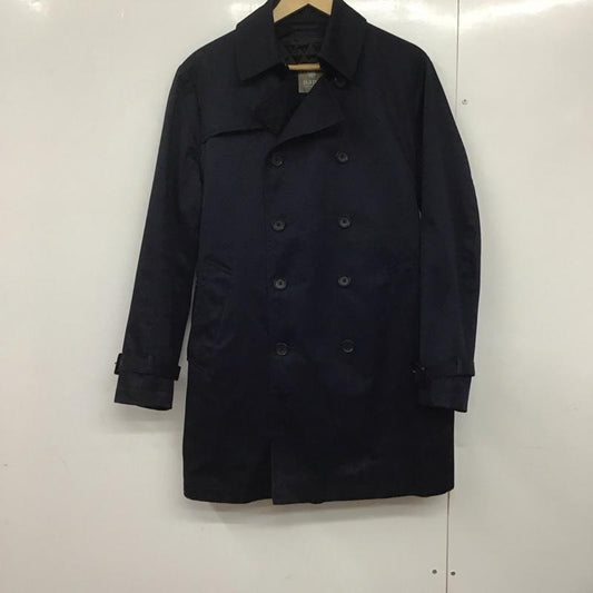 ナノユニバース nano・universe ジャケット、上着 ジャケット、ブレザー ロングコートジャケット アウター ダブル M 無地 紺 / ネイビー /  メンズ USED 古着 中古 10143237