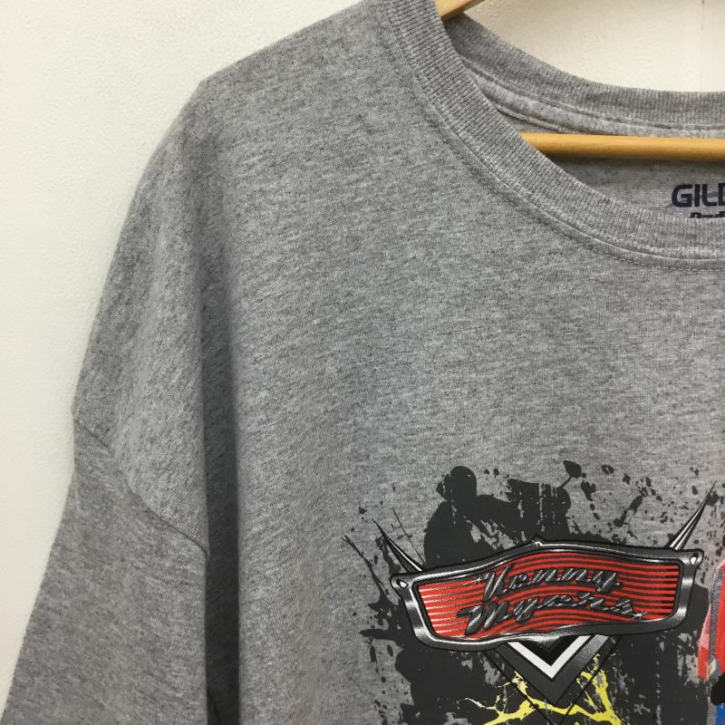 ユーズドクロージング used clothes Tシャツ 半袖 GILDAN RN93846 CA25181 プリント Tシャツ グレー XXL プリント 灰 / グレー /  メンズ USED 古着 中古 10130959
