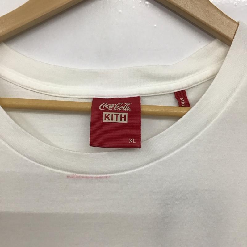 キス KITH Tシャツ 半袖 kh3861-101 KITHNYCCOCACOLAMACHINEVINTAGETEE プリントTシャツ XL プリント 白 / ホワイト /  メンズ USED 古着 中古 10144171