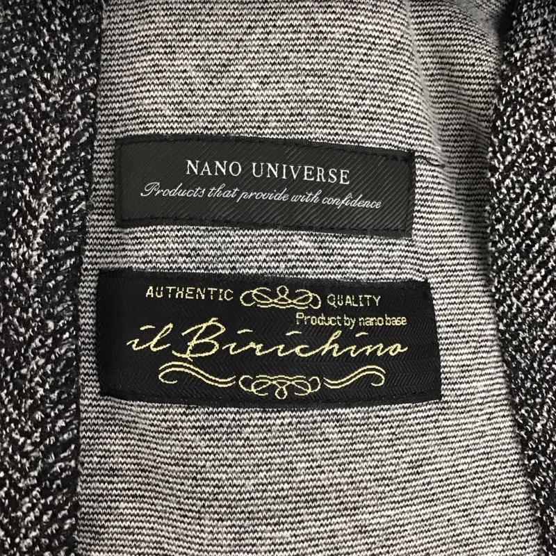 ナノユニバース nano・universe ジャケット、上着 ジャケット、ブレザー カジュアルジャケット アウター カラージャケット M 無地 白 / ホワイト / X 黒 / ブラック /  メンズ USED 古着 中古 10133225