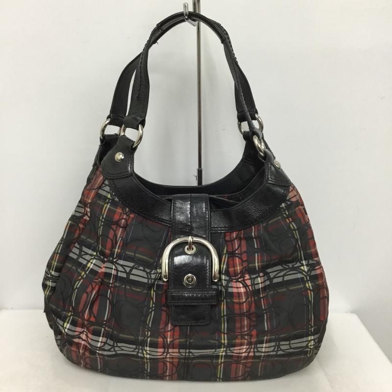 コーチ COACH ハンドバッグ ハンドバッグ F15487 ソーホー シグネチャー 総柄 マルチカラー / マルチカラー /  レディース USED 古着 中古 10148460