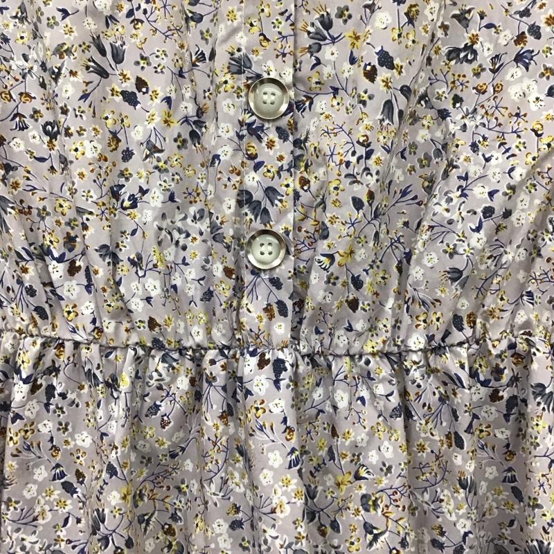 メルロー merlot ワンピース ロングスカート 半袖 襟付き 花柄 マルチカラー / マルチカラー /  レディース USED 古着 中古 10119204