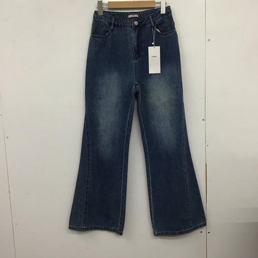 ミスティック mystic パンツ デニム、ジーンズ 1 無地 青 / ブルー /  レディース USED 古着 中古 10148732
