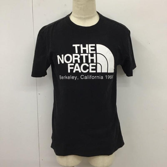 ザノースフェイス THE NORTH FACE Tシャツ 半袖 半袖カットソー プリントTシャツ クルーネックカットソー S ロゴ、文字 黒 / ブラック /  メンズ USED 古着 中古 10119536