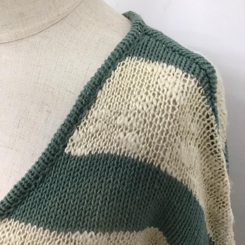 マウジー MOUSSY ニット、セーター 長袖 FREE ボーダー柄 マルチカラー / マルチカラー /  レディース USED 古着 中古 10121325