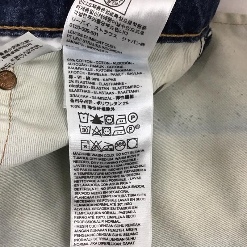 リーバイストラウスアンドコー Levi Strauss & co. パンツ デニム、ジーンズ デニムパンツ ストレートパンツ スリムパンツ カジュアルパンツ 薄手 33インチ 無地 インディゴ / インディゴ /  メンズ USED 古着 中古 10123551