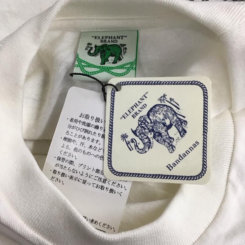 ジャーナルスタンダード JOURNAL STANDARD Tシャツ 半袖 半袖カットソー プリントTシャツ クルーネックカットソー L プリント 白 / ホワイト /  メンズ USED 古着 中古 10127349