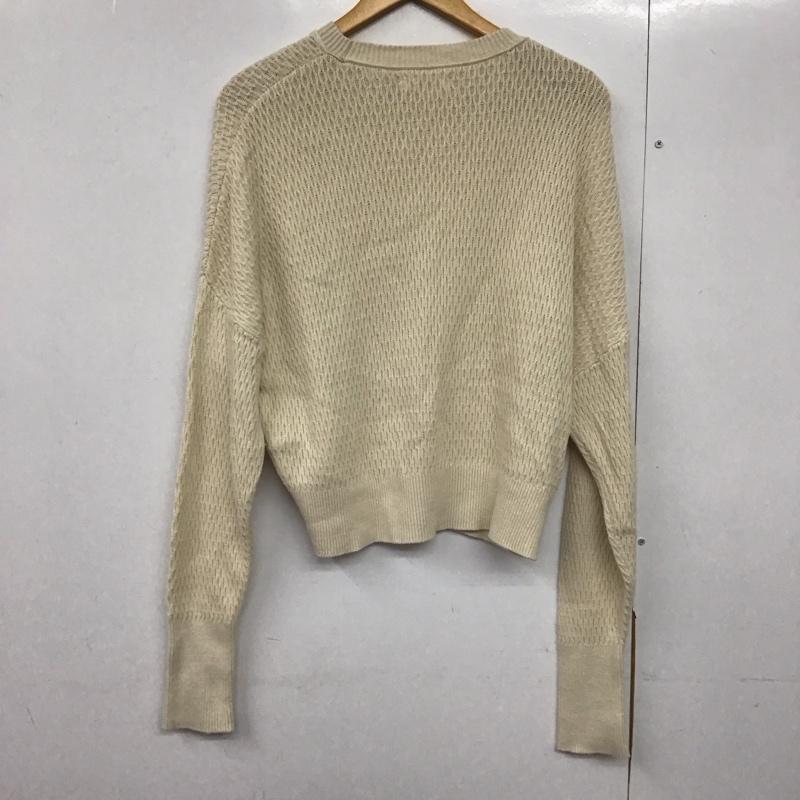 フリークスストア FREAK S STORE ニット、セーター 長袖 FREE 無地 白 / ホワイト /  レディース USED 古着 中古 10142795