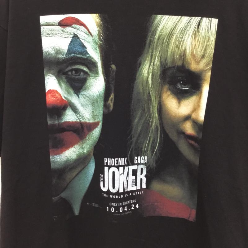 ユーズドクロージング used clothes Tシャツ 半袖 JOKER MOVIE TEE ジョーカー XXL プリント 黒 / ブラック /  メンズ USED 古着 中古 10134728