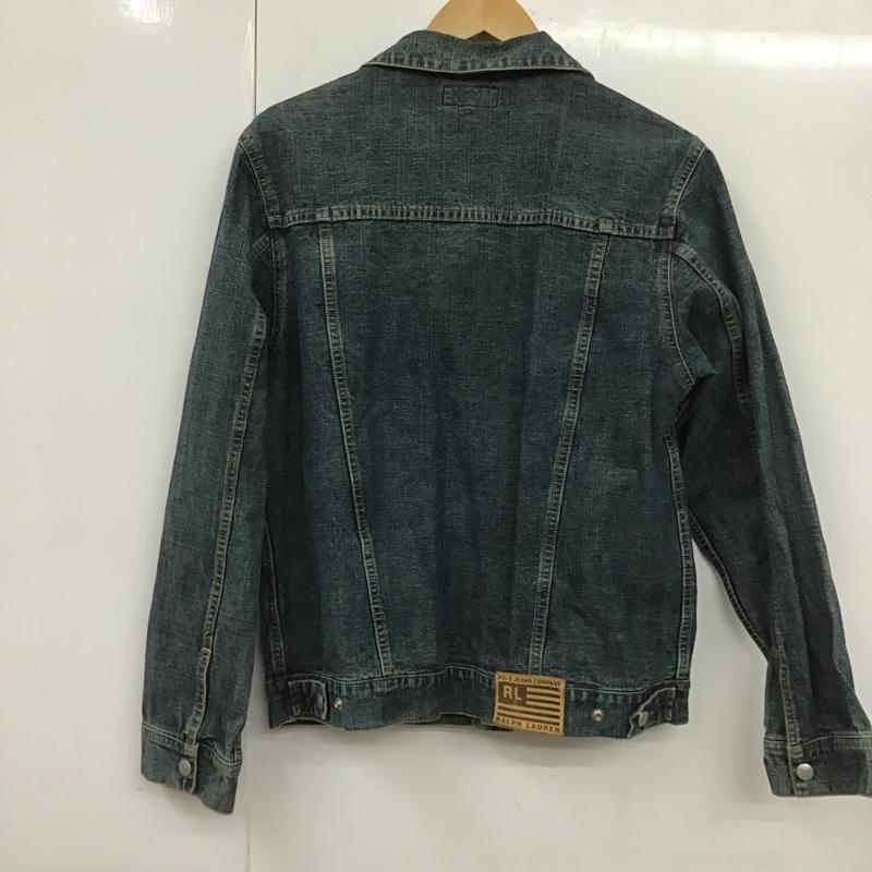 ポロジーンズ Polo Jeans Co. ジャケット、上着 ジャケット、ブレザー Gジャン デニムジャケット アウター カジュアルジャケット 160cm 無地 インディゴ / インディゴ /  ガールズ USED 古着 中古 10105633
