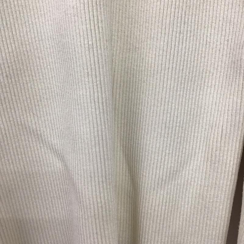 スライ SLY カットソー 長袖 長袖ニットカットソー リブ パフスリーブ FREE 無地 白 / ホワイト /  レディース USED 古着 中古 10142487