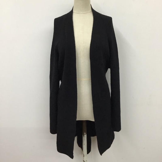 ザラ ZARA カーディガン 長袖 ガウン S 無地 黒 / ブラック /  レディース USED 古着 中古 10118503