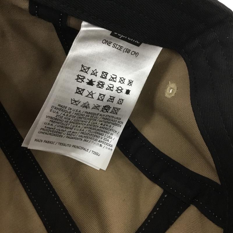 シュプリーム Supreme 帽子 キャップ MM6 メゾン マルジェラ 24SS Painted Camp Cap タグ付き ロゴ、文字 黒 / ブラック /  メンズ USED 古着 中古 10137436