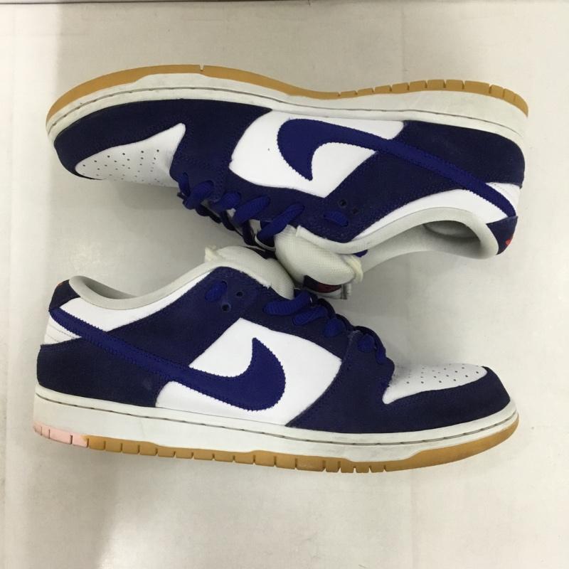 ナイキ NIKE スニーカー スニーカー DO9395 400 SB DUNK LOW PREMIUM ロサンゼルス ドジャース 28.5cm 箱有 28.5cm ロゴ、文字 白 / ホワイト / X 青 / ブルー /  メンズ USED 古着 中古 10145597