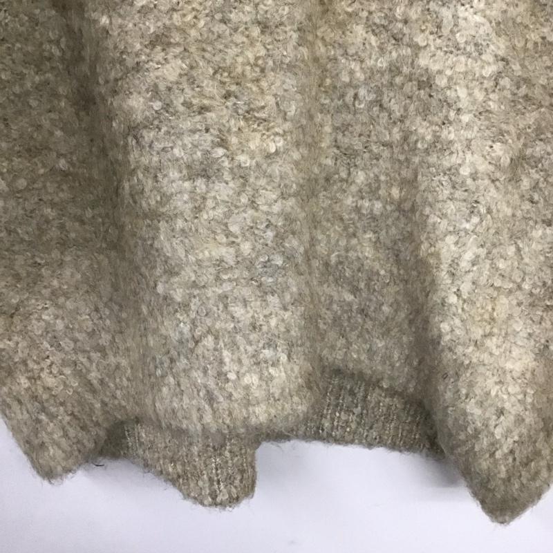 ジーナシス JEANASIS カーディガン 長袖 長袖ニットカーディガン 前ボタン ノーカラー シャギーブークレTNPO FREE 無地 マルチカラー / マルチカラー /  レディース USED 古着 中古 10145461