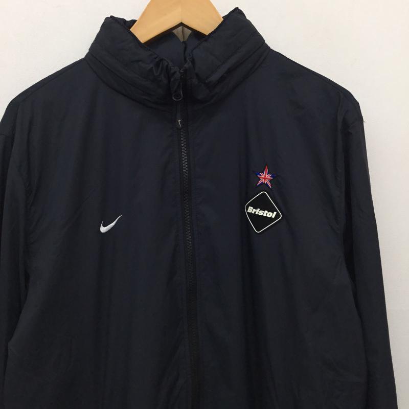 ナイキ NIKE ジャケット、上着 ジャケット、ブレザー 503117-010 F.C.Real Bristol M ロゴ、文字 紺 / ネイビー /  メンズ USED 古着 中古 10138391