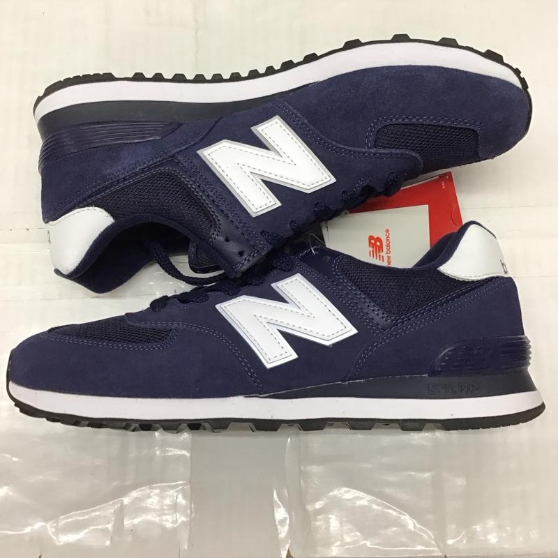 ニューバランス New Balance スニーカー スニーカー ML574EN2 タグ付き 27.5cm 27.5cm ロゴ、文字 紺 / ネイビー / X 白 / ホワイト /  メンズ USED 古着 中古 10121619