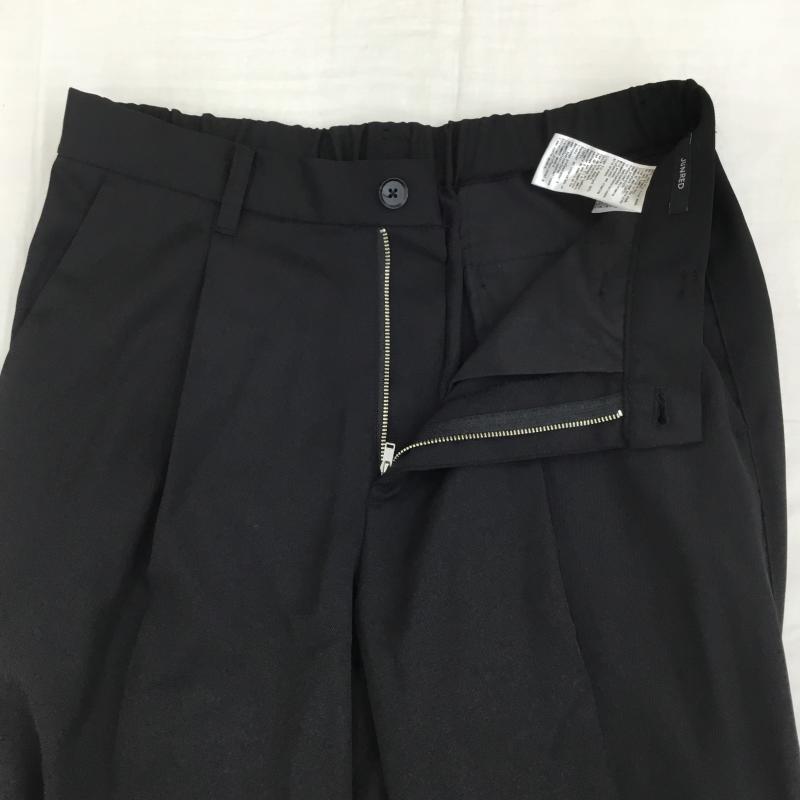 ジュンレッド JUNRed パンツ スラックス ニーベルテッドワイドフレアパンツ ANS-75090 M 無地 黒 / ブラック /  メンズ USED 古着 中古 10140183
