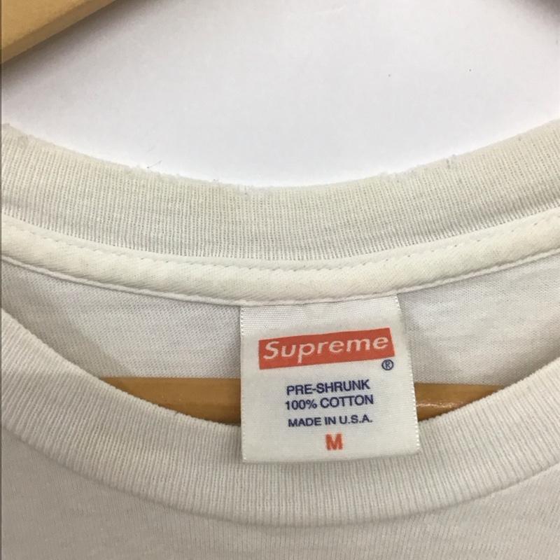シュプリーム Supreme Tシャツ 半袖 M プリント 白 / ホワイト /  メンズ USED 古着 中古 10134521