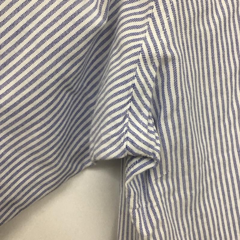 ポロバイラルフローレン Polo by RALPH LAUREN シャツ、ブラウス 長袖 ボタンダウンシャツ 80s ストライプ 白 / ホワイト / X 水色 / ライトブルー /  メンズ USED 古着 中古 10131360