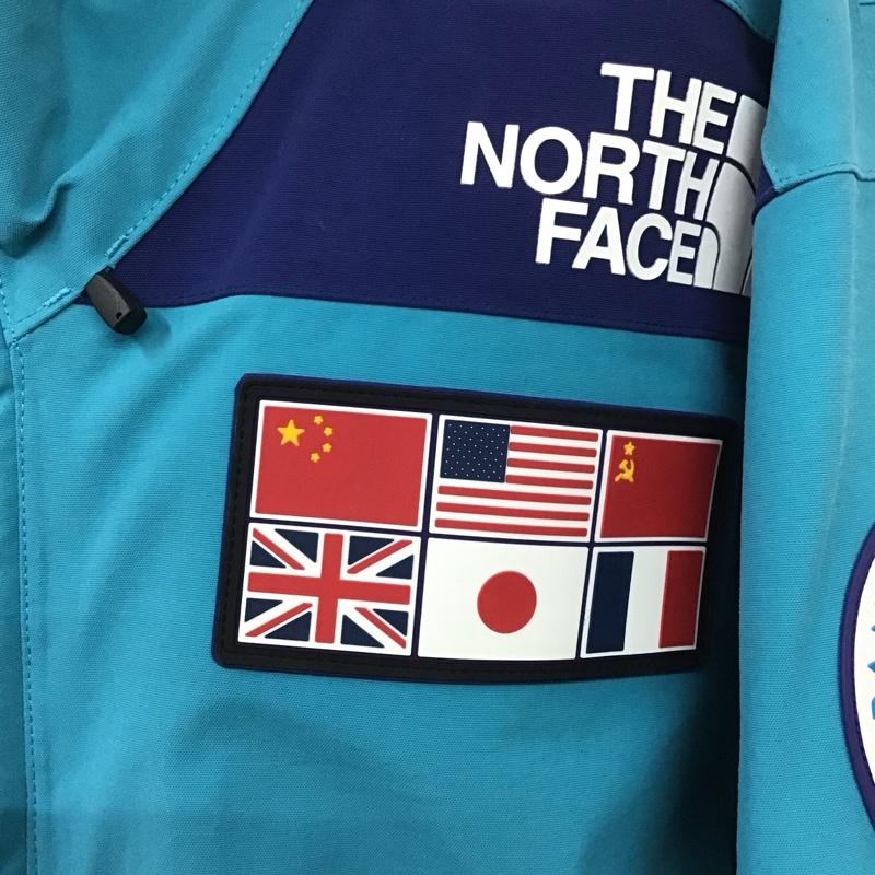 ザノースフェイス THE NORTH FACE ジャケット、上着 ジャケット、ブレザー NP62238 トランスアンタークティカパーカ GORE-TEX フード付き防水シェルジャケット M ロゴ、文字 水色 / ライトブルー /  メンズ USED 古着 中古 10121155