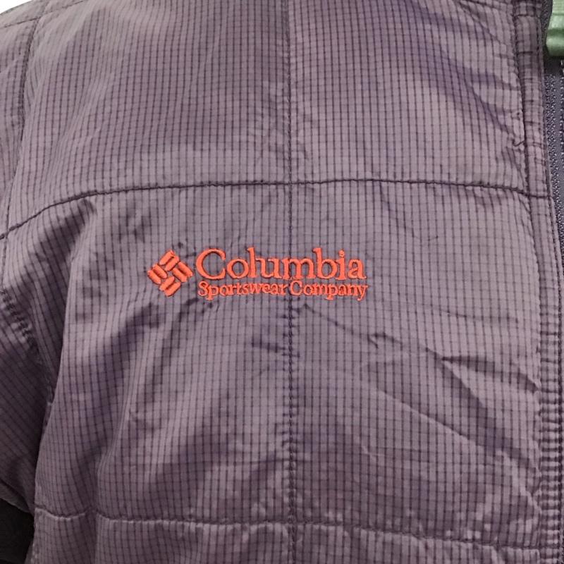 コロンビア Columbia ジャケット、上着 ジャンパー、ブルゾン 206 pm5141 リバーシブルナイロンジャケット ジップアップジャケット アウター S ロゴ、文字 紫 / パープル /  メンズ USED 古着 中古 10121036