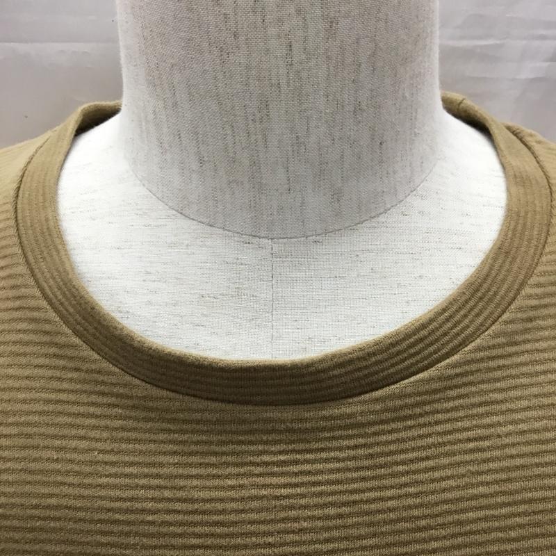 ザラ ZARA カットソー 半袖 半袖カットソー プリントTシャツ クルーネックカットソー XL 無地 ベージュ / ベージュ /  メンズ USED 古着 中古 10116868