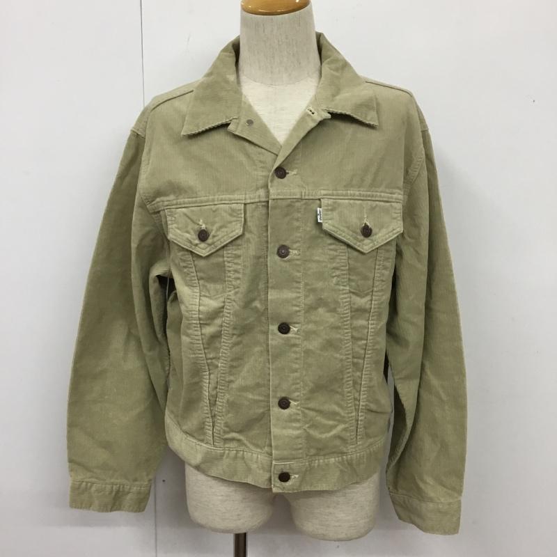 リーバイス Levi s ジャケット、上着 ジャケット、ブレザー コーデュロイジャケット ポケットジャケット カジュアルジャケット カラージャケット 44 無地 ベージュ / ベージュ /  メンズ USED 古着 中古 10109498