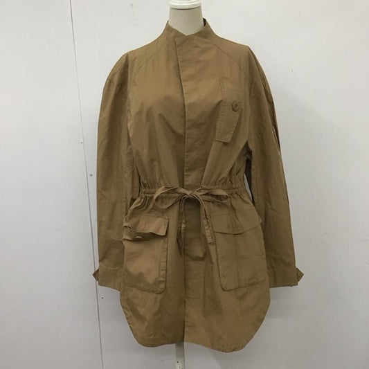 スライ SLY シャツ、ブラウス 長袖 030bsz30-6410 WAISTDRAWSTRINGMILITARYSH 長袖シャツ ノーカラーシャツ ロングシャツ FREE 無地 ベージュ / ベージュ /  レディース USED 古着 中古 10108468