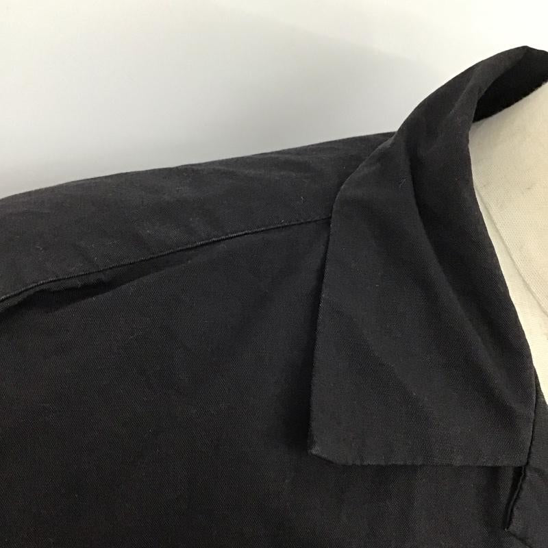 バッカーズ Backers シャツ、ブラウス 半袖 半袖シャツ 刺繍シャツ ポケットシャツ M ロゴ、文字 黒 / ブラック /  メンズ USED 古着 中古 10125779