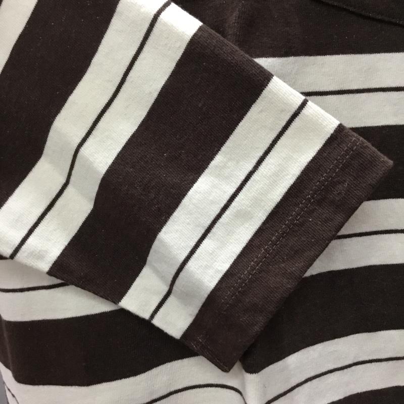 アーバンリサーチドアーズ URBAN RESEARCH DOORS カットソー 長袖 dr96-11h014 OE天竺プレーティングロンTシャツ 長袖カットソー 40 ボーダー柄 ベージュ / ベージュ /  メンズ USED 古着 中古 10116723