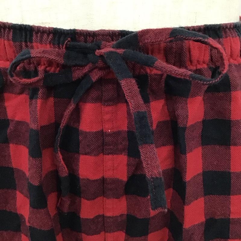 ポロバイラルフローレン Polo by RALPH LAUREN ボトムス ボトムス コットン イージーパンツ L チェック 黒 / ブラック / X 赤 / レッド /  メンズ USED 古着 中古 10114959