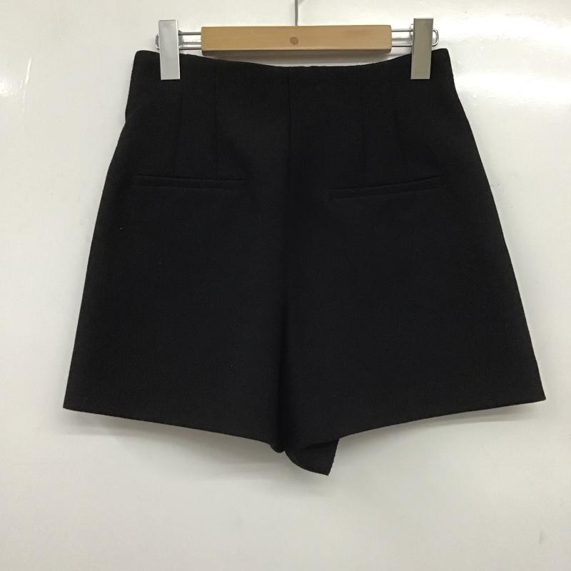 ザラ ZARA パンツ ショートパンツ XS 無地 黒 / ブラック /  レディース USED 古着 中古 10148621