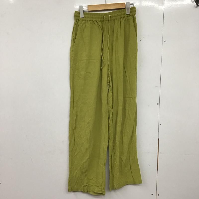フリークスストア FREAK S STORE パンツ スラックス FREE 無地 薄緑 / ライトグリーン /  レディース USED 古着 中古 10147185