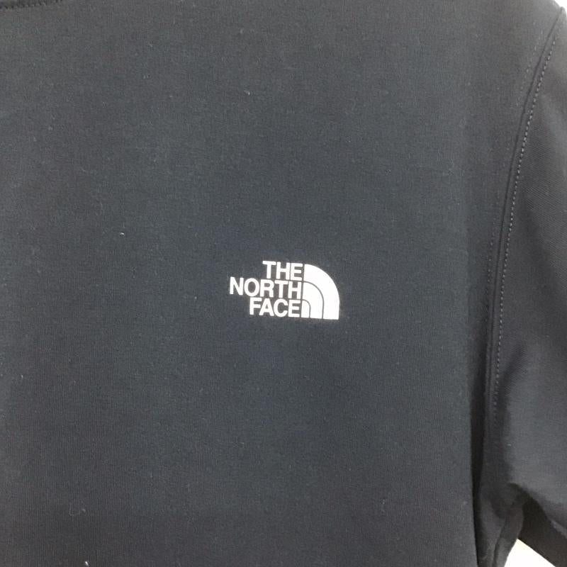 ザノースフェイス THE NORTH FACE Tシャツ 半袖 NTW12394 ショートスリーブフリーラングラフィッククルー XL ロゴ、文字 X プリント 紺 / ネイビー /  レディース USED 古着 中古 10136647