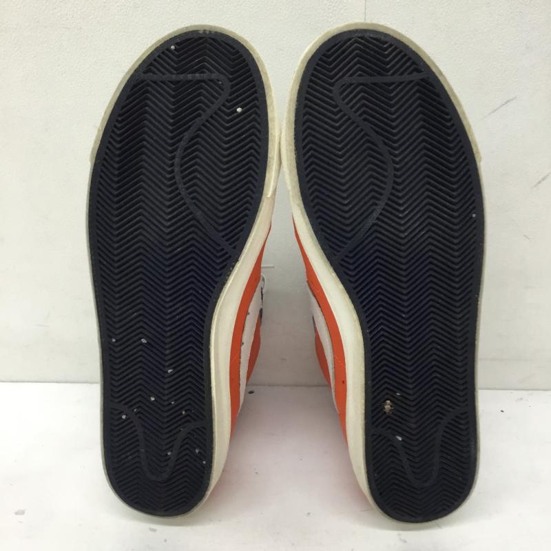 ナイキ NIKE スニーカー スニーカー DD8025-100 BLAZER MID 77 EMB 29.0cm ロゴ、文字 白 / ホワイト / X 橙 / オレンジ / X 紺 / ネイビー /  メンズ USED 古着 中古 10144472
