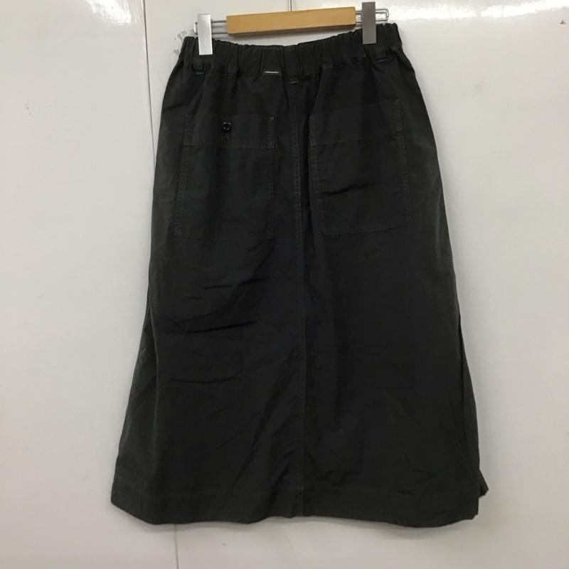 マーガレットハウエル MARGARET HOWELL スカート ロングスカート 1 無地 チャコールグレー / チャコールグレー /  レディース USED 古着 中古 10129250